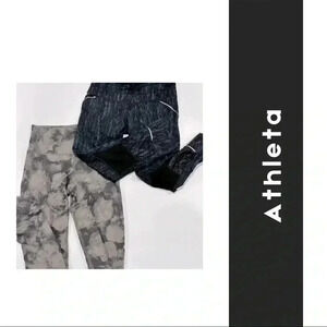 Athleta Leggings Bundle x2 size XXS 1 pair reflective cropped 1 pr. Long  ❤️❤️